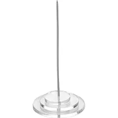 Накалыватель для чеков металл,пластик D=6,H=13,B=6см металлич.,прозр.