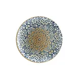 Тарелка «Альхамбра» мелкая фарфор D=23см белый,синий