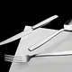 Нож столовый «Астория» сталь нерж. ,L=245/145,B=18мм металлич., изображение 2