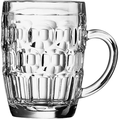 Кружка для пива «Британия» стекло 0,57л D=95/65,H=125,B=135мм прозр., Объем по данным поставщика (мл): 570