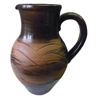 Кувшин «Старина» с ручкой керамика 1,5л D=15,H=21см коричнев.