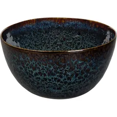 Salad bowl “Eccentric” ceramics D=15cm blue