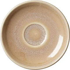 Saucer “Revolution Sandstone”  porcelain  D=12.5 cm  beige.