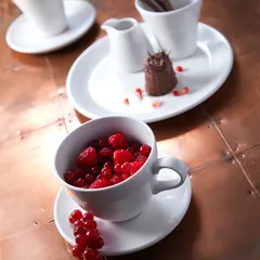 Блюдце «Лив» фарфор D=165,H=18мм белый, изображение 4