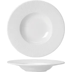 Pasta plate “Willow”  porcelain  D=31.5cm  white
