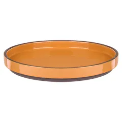 Тарелка «Блисс» с бортом фарфор D=223,H=29мм оранжев., Цвет: Оранжевый, Диаметр (мм): 223, изображение 2