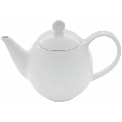 Чайник заварочный «Онда» фарфор 0,62л D=20,H=16см белый, Объем по данным поставщика (мл): 620
