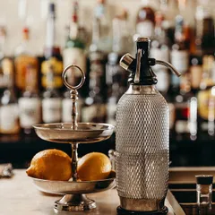 Сифон для газирования воды «Содамэйкер» сталь нерж.,пластик 1л ,H=35см прозр., изображение 2