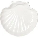 Блюдо «Кунстверк» ракушка фарфор D=240,H=65,L=260,B=235мм белый