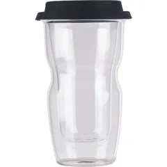 Стакан для горячих напитков «Термик Глас» двойные стенки хр.стекло 340мл D=92,H=150мм прозр.