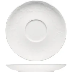 Saucer “Mozart” porcelain D=155,H=20mm white