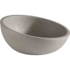 Salad bowl “Element” plastic 0.7l D=215,H=95mm stone grey.,matte