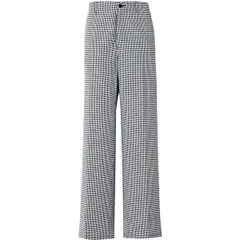 Checked chef's trousers, size 50  cotton  black, white