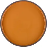 Тарелка «Блисс» с бортом фарфор D=255,H=53мм оранжев., Цвет: Оранжевый, Диаметр (мм): 255