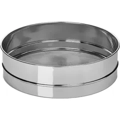 Sieve for flour cells 0.5*0.5mm  stainless steel  D=30cm  silver.