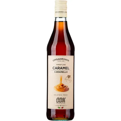 Сироп «Карамель» ODK стекло 0,75л D=65,H=305мм, Состояние товара: Новый, Вкус: Карамель, Материал: Стекло, Объем по данным поставщика (мл): 750