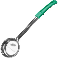 Половник зеленая ручка «Проотель» сталь нерж. 115мл ,H=85,L=340мм металлич.,зелен.