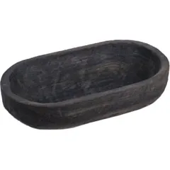 Плошка малая дуб ,H=7,L=27,B=15см тем.дерево