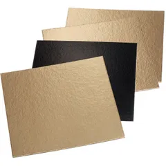 Substrate for confectionery [50pcs] cardboard ,L=20,B=20cm gold,black