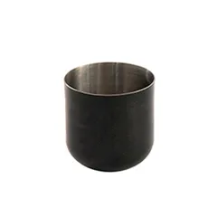 Container for snacks stainless steel 100ml D=55,H=55mm black,metal.