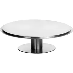 Rotating cake stand  stainless steel  D=305, H=90mm  metal.