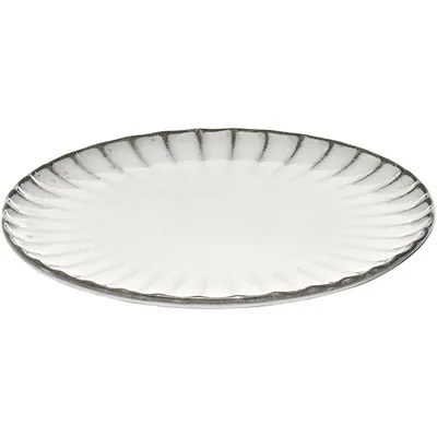 Тарелка «Инку» керамика D=180,H=17мм белый, Цвет: Белый, Диаметр (мм): 180
