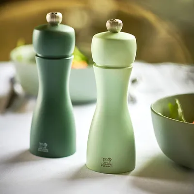 Набор мельниц для специй «Таити»[2шт] бук,сталь нерж. D=52,H=150мм изумруд.,салатов., Цвет: Изумрудный, изображение 12