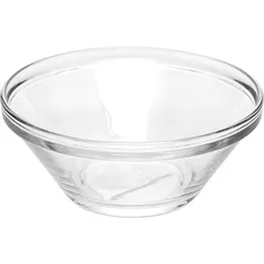 Salad bowl glass 330ml D=127,H=53mm clear.