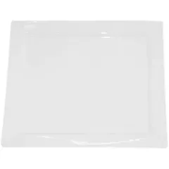 Dish “Kunstwerk” rectangular  porcelain , L=45, B=38cm  white