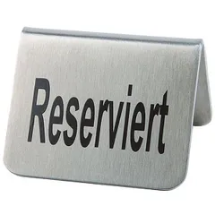 “Reserve” plate[2pcs] metal ,H=5,L=5,B=5cm metal.