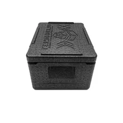 Термоконтейнер «Про» до 25 кг полипроп. 14л ,H=22,L=40,B=30см черный, изображение 2