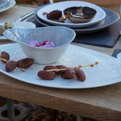 Блюдо «Скейп» фарфор ,H=45,L=375,B=250мм белый, изображение 4