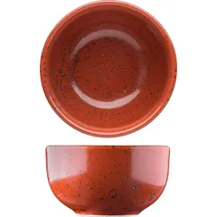 Sauce boat "Lifestyle" porcelain 90ml cinnabar