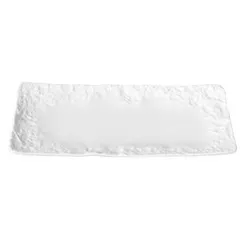 Блюдо сервировочное «Рока» фарфор ,L=22,B=10см белый,матовый, изображение 2