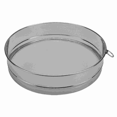 Sieve for flour cells 1*1mm  stainless steel  D=30cm  silver.