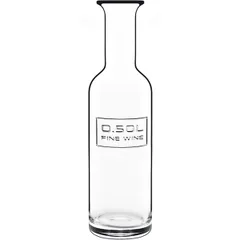 Бутылка «Оптима» для вина без крышки стекло 0,5л прозр.