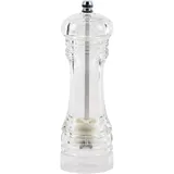 Мельница для cоли и перца керамический механизм акрил,сталь нерж. D=51,H=165мм прозр.,серебрян.