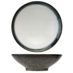 Salad bowl “Sea Pearl” ceramics 250ml D=155,H=50mm blue,white