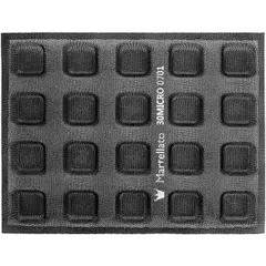 Форма конд. перфорир. «Квадрат» 20шт на листе30х40см[2шт] силикон,стеклопласт. ,H=2,L=5,B=5см черный