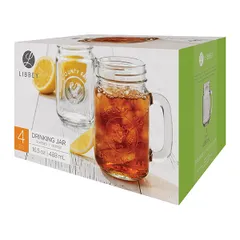 Кружка для пива «Банка» стекло 488мл D=65,H=130мм прозр., изображение 2