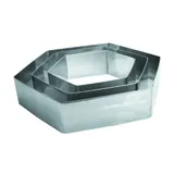 Форма-резак "Шестиугольник" нерж. 152*50