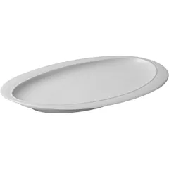Блюдо «Парфенон» овальное фарфор ,L=33,B=23,5см белый,матовый