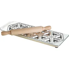 Форма для равиоли 18 ячеек «Тортелли классичи» алюмин. ,L=37/21,B=21см серебрист.