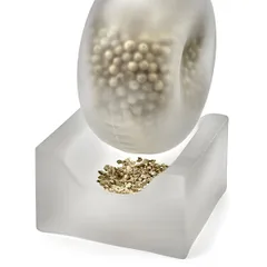 Набор для ручного перемалывания специй стекло ,H=105,L=80мм полупрозр., изображение 3