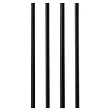 Трубочки без сгиба[100шт] бумага D=8,L=210мм черный