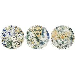 Plate with a pattern (assorted) “Seaside Majolica”  porcelain  D=308, H=25mm  assorted.