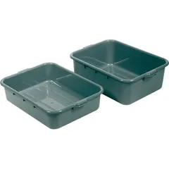 Контейнер для хранения посуды пластик ,H=12,7,L=52,B=39см серый