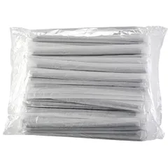 Трубочки «EcoPack»[200шт] кук. крах. D=6,L=240мм черный, изображение 2