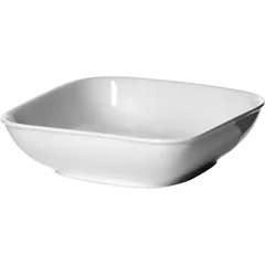 Salad bowl “Kunstwerk” square  porcelain  1.05 l , H=54, L=193, B=193mm  white