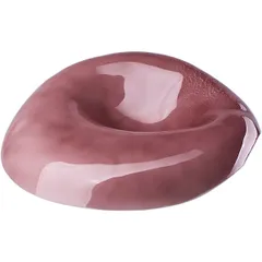 Dish for a compliment “Suringa”  porcelain  25 ml  D = 13/8 cm  burgundy, pink.